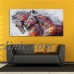 Colourful Horse Canvas Print Art Oil Painting Wall Picture Home Decor Unframed   202292551717